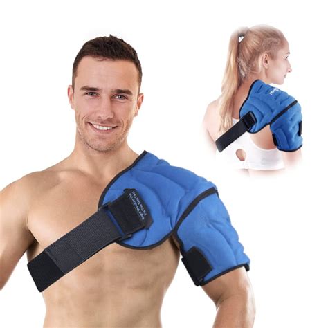 NEWGO Gel Ice Pack Reusable Shoulder Rotator Cuff Cold Therapy For