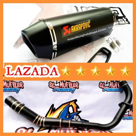 Knalpot Racing Akrapovic Layang Full Black All New Cbr R Facelift