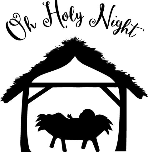 Oh Holy Night Svg Png Dxf Etsy