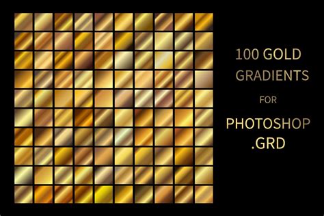 Gold Gradients for Photoshop .GRD – MasterBundles