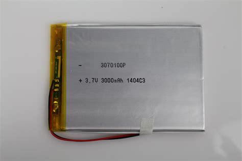 Rechargeable Lithium Polymer Battery 3 7V 3000mAh High Energy Density