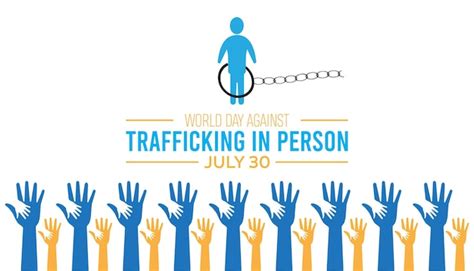 Premium Vector World Day Against Trafficking In Person Observed Every