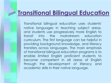 Ppt Bilingual Education Powerpoint Presentation Id 6125122