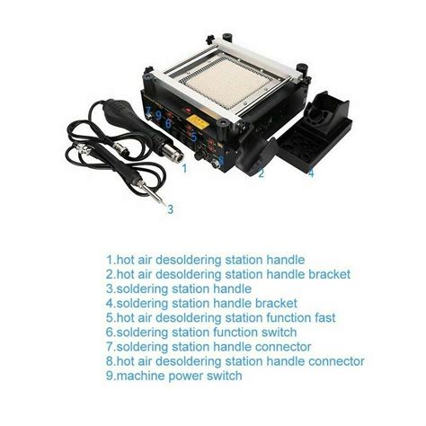 In Rework Solder Station Bga Soldering Stations Infrared Rework Station Hot Air Heat Gun