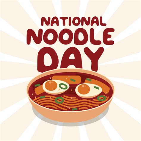 National Noodle Day Design Template Good For Celebration Usage Noodle