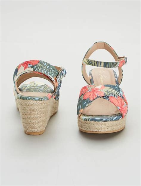 Sandalias Con Tac N Para Mujer Kiabi