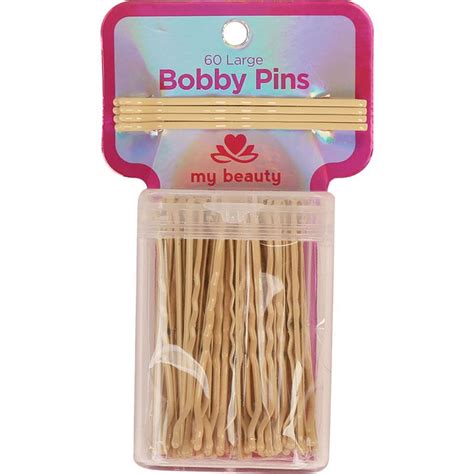 Buy My Beauty Hair Large Bobby Pins 60 Pack Blonde Online At Chemist Warehouse
