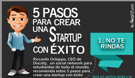 Infografía De Cómo Crear Una Startup Exitosa En 5 Pasos Nerdilandia