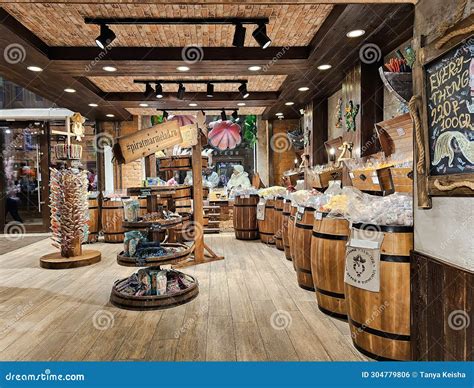 Interior Of The Pirate Marmalade Sweets Store In Moscow Editorial Photo