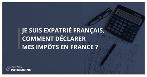 Je Suis Expatrié Français Comment Déclarer Mes Impôts En France Ns