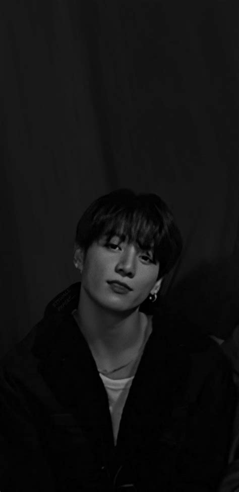 Jungkook Dark Black Aesthetic Wallpaper In Jungkook Abs Free