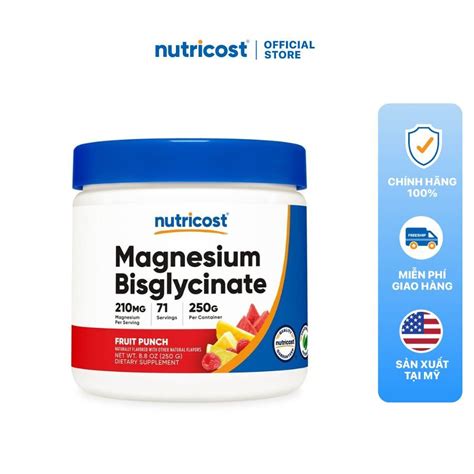 Viên uống Nutricost Magnesium Extra Strength 420mg bổ sung magie giảm