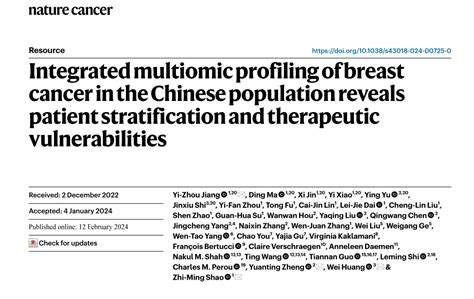 该研究以临床应用为导向，通过对大规模乳腺癌队列分子特征的系统性描绘与整合分析，为乳腺癌患者的管理提供了更精准的策略。