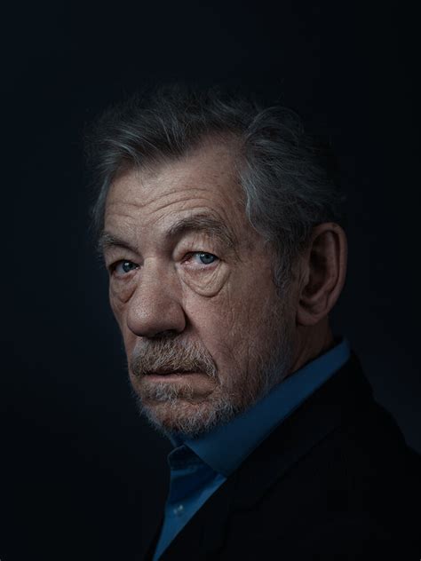 Sir Ian Mckellen Portrait Sitting — Rory Lewis Portrait And Headshot