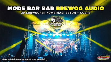 Brewog Audio Subwoofer Box Beton X Cobre Lighting Super Mewah Doko