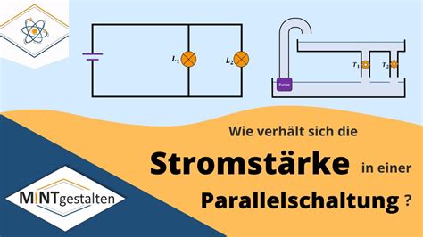 Stromstärke In Einer Parallelschaltung Einfach Erklärt Mithilfe Des