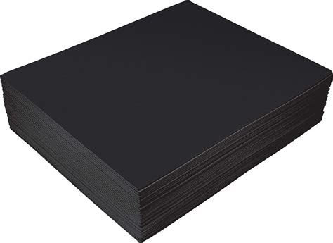 Buy Black EVA Foam Sheets, 30 Pack, 2mm Thick, 9 x 12 Inch, by Better Office Products, Black ...