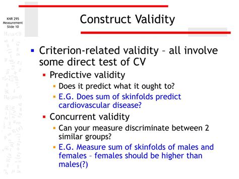 Ppt Measurement Theory And Construct Validity Powerpoint Presentation