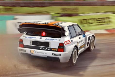 Lancia Delta Evo E RX To Debut In World Rallycross Of Germany