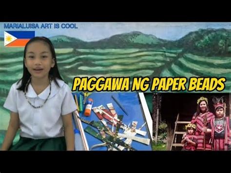 Paggawa Ng Paper Beads Youtube