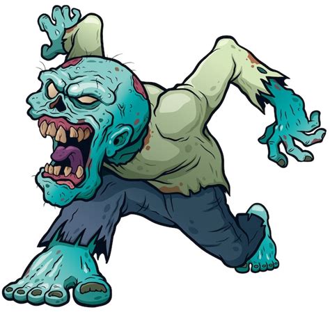 Premium Vector Cartoon Zombie