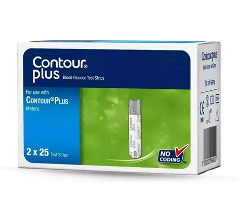 Contour Plus 50 Sugar Test Strips At Rs 799 Box Contour Ts Glucose