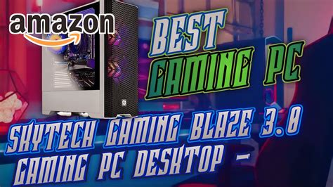 Skytech Gaming Blaze Gaming Pc Desktop Gold Fact Gadgets