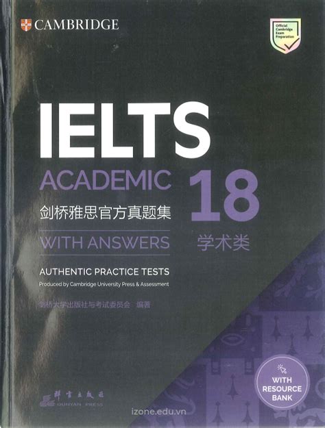 2023 Sách Cambridge IELTS 18 PDF Audio Giải chi tiết Cam 18