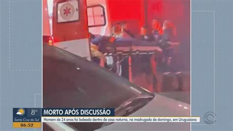 Homem morre após ser baleado em casa noturna em Uruguaiana sargento do