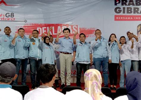 Relawan Rumah Nusantara G8 Siap Menangkan Prabowo Gibran Sekali Putaran