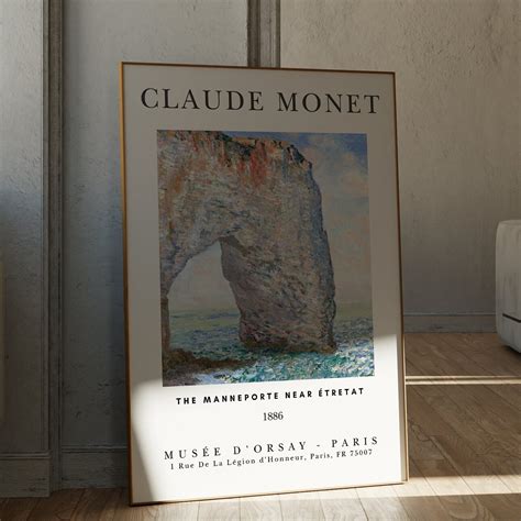 Claude Monet Musée D orsay Exhibition Poster Giclée Matte Art Print the