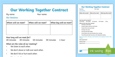 Our Working Together Contract Young People And Families Case File Recording