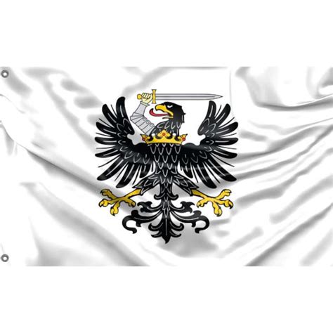 Royal Prussia Flag Unique Design Print Hiqh Quality Materials 5 Sizes