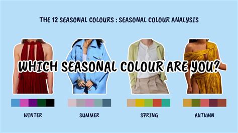 Finding Your Seasonal Colour Which Colours Suit You Best Seasonal