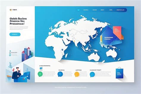 world map landing page pictures