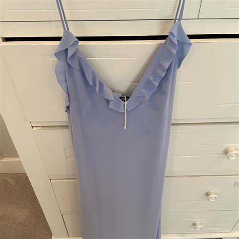 Zara Dresses Zara Light Blue Dress Poshmark