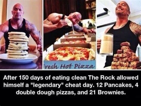 Dwayne ‘the Rock Johnsons Cheat Meals The Most Epic Ones The Courier Mail