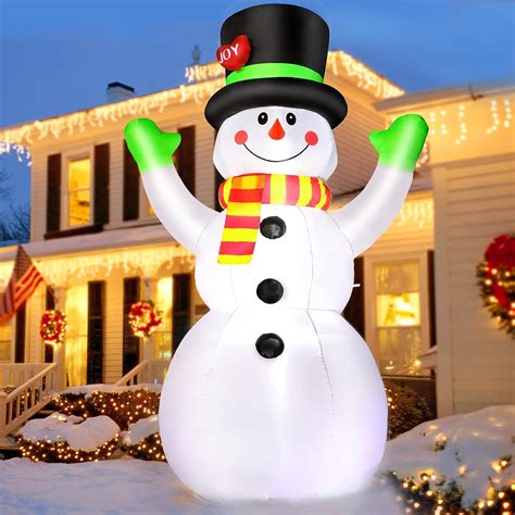 7 Ft Christmas Inflatables Giant Snowman Outdoor