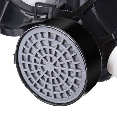 New Pvc Dual Cartridge Gas Mask Full Face Respirator Chemical Dust Proof Working Filter Chile Shop