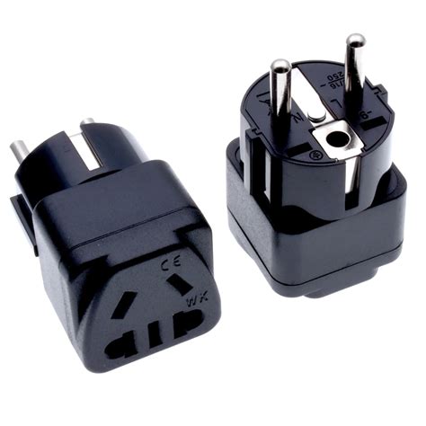 Adaptador De Enchufe Europeo Cn Au Australia Tipo I A Tipo F Toma De