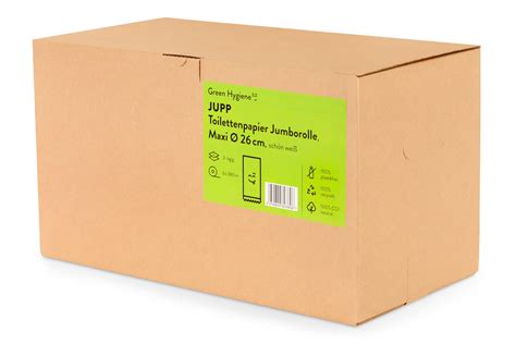 Green Hygiene Jumbo Toilettenpapier 2 Lagige Rolle 380m Recycling