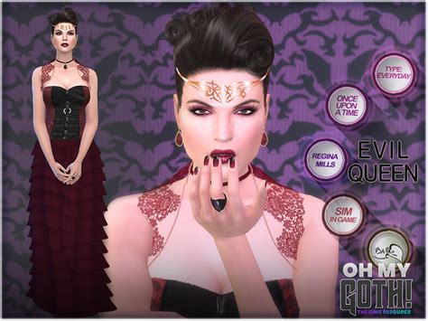 The Sims Resource Sim Regina Evil Queen Uoat Inspiration Ohmygoth