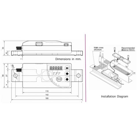 Crosshead Beam Sensor Digital Advanced Control