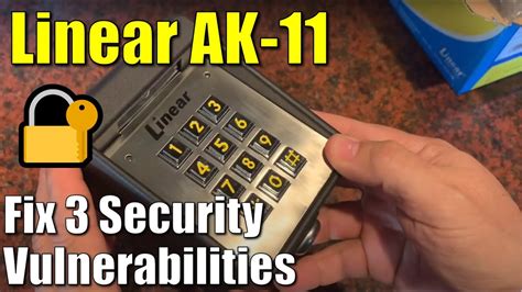 Linear Ak Keypad Security Flaws How To Protect When Installing On