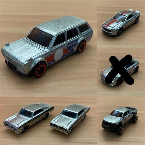 Hot Wheels Zamac Pack Datsun Wagon Mustang Shelby Super Snake Bmw M Dodge Charger