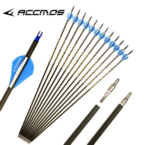 Pcs Id Mm Spine Pure Carbon Arrow For