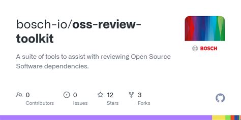 Oss Review Toolkit Examples Readme Md At Master Bosch Io Oss Review