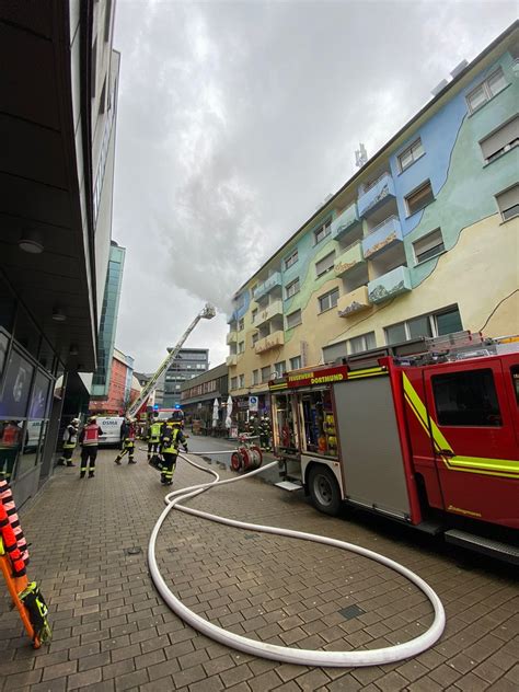 FW DO Wohnungsbrand im Brückstraßenviertel fordert ein Todesopfer