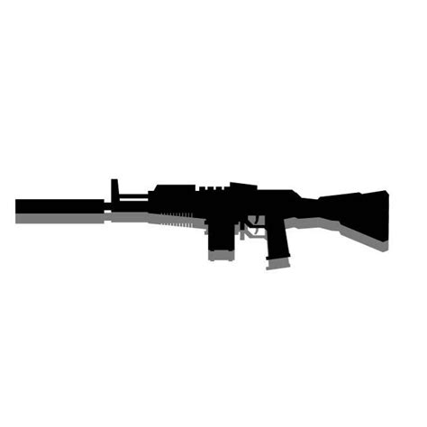 Automatic Rifle Silhouette Ai