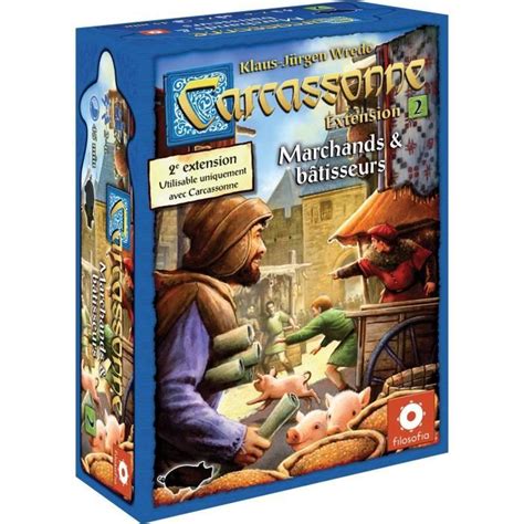 Z Man Games Carcassonne Extension Marchands B Tisseurs Jeu De